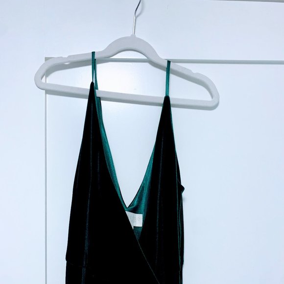 Jenny Yoo Andi Bridesmaid Dress in Emerald - Picture 4 of 5